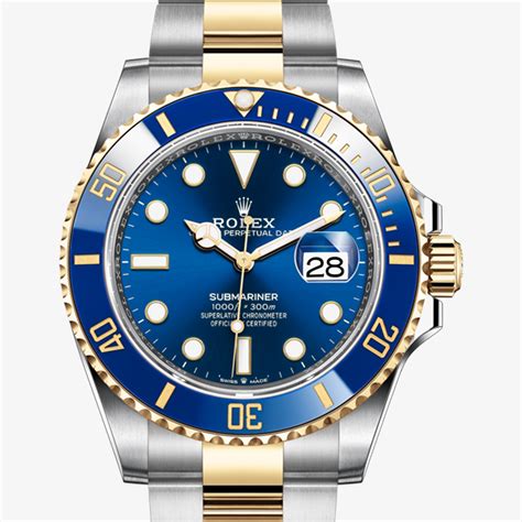 rolex submariner date oyster 41 mm oystersteel and yellow gold